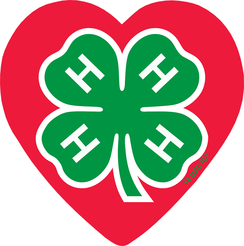 4-H emblem in a heart