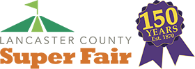 Super Fair logo with 150 ribbon