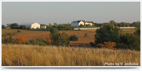 Picture of farm home