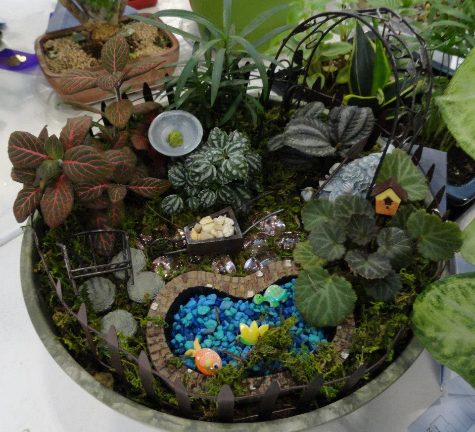 Picture of a beautiful fairy garden.