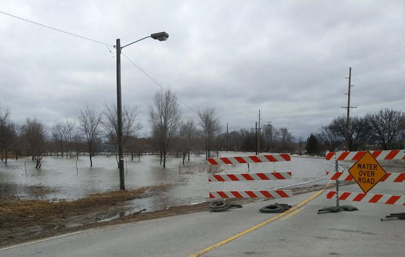 Picture of flood.