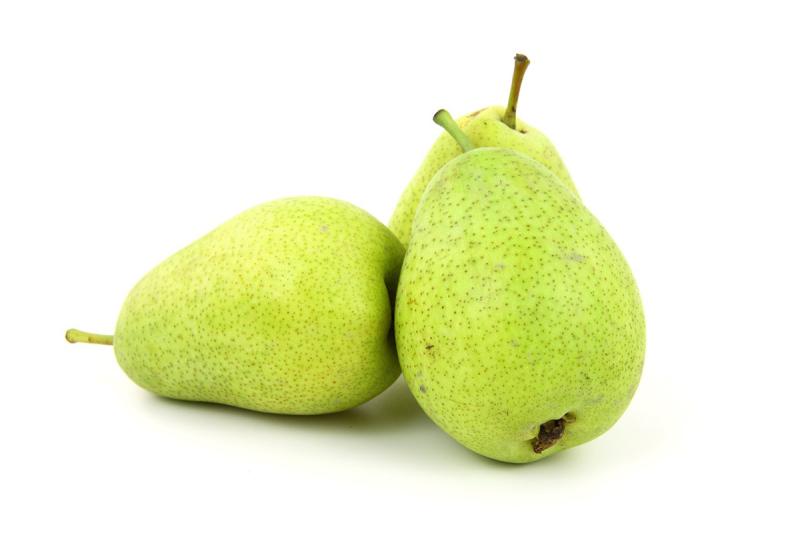 Picture of harvested pears.