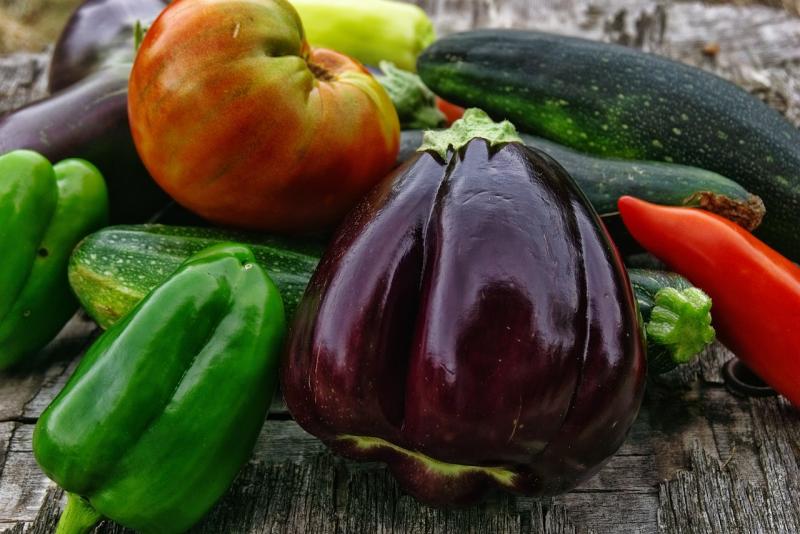 Picture of a vegetable selection.