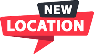 graphic saying "New Location"