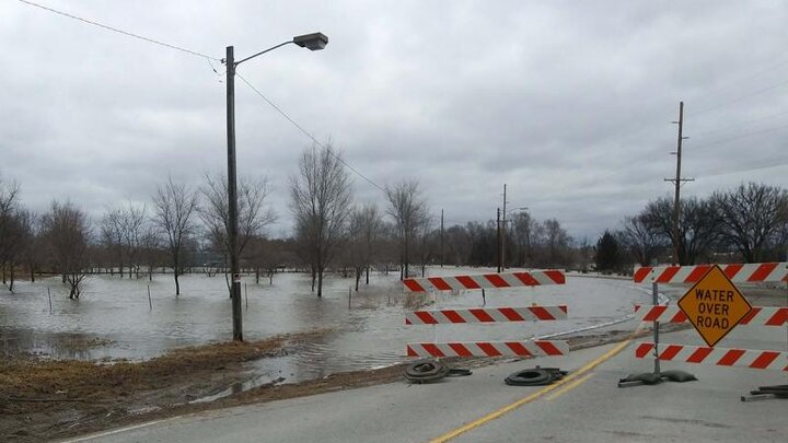 Picture of flood.