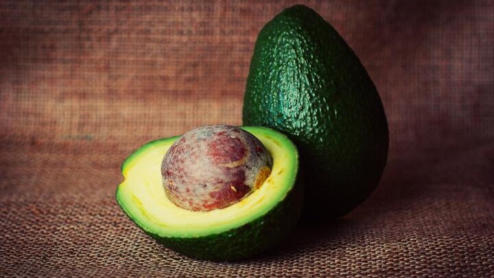 Image of an avocado seed. 