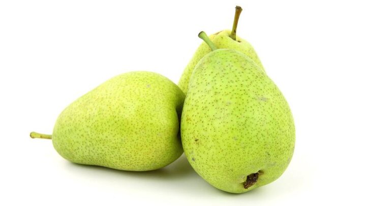 Picture of harvested pears.