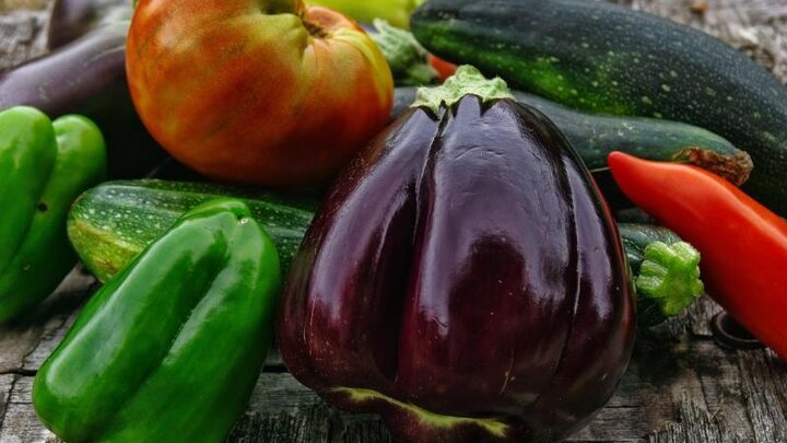 Picture of a vegetable selection.